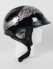 1Va - Dot Vented Alien Motorcycle Half Helmet Beanie Helmets