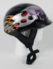 1Vsb - Dot Vented Skull Blade Motorcycle Half Helmet Beanie Helmets