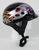 1Vsb - Dot Vented Skull Blade Motorcycle Half Helmet Beanie Helmets