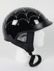 1Sw - Spider Web Shorty Dot Motorcycle Helmet