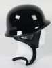 103G - Dot German Gloss Black Motorcycle Helmet