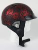 1Fbyr - Dot Matte Bone Yard Red Motorcycle Helmet