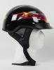 1Ff - Dot Fire Flame Shorty Motorcycle Helmet