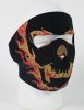 Face Mask - Blackout Skull Neoprene