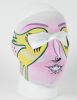 Face Mask - Ladies Pink Mardi Gras Neoprene