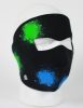 Face Mask - Glow In The Dark Splatter Neoprene