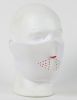 Face Mask - 1/2 High-Vis Orange/ Reversible To White Neoprene Half  Face Mask