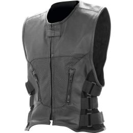 Rocky Mountain Hides Solid Genuine Buffalo Leather Vest