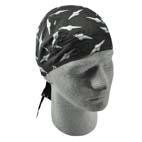 Skull Cap - Black Diamond Plate Do-Rag