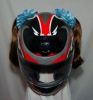 Motorcycle Helmet Pigtails - Brown