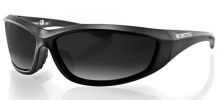 Biker Sunglasses - Charger Sunglasses, Blk Frame, Anti-Fog Smoked Lens, Ansi Z8