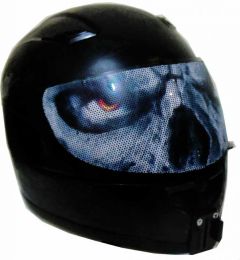 Evil Eyes Motorcycle Helmet Visor Sticker