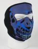 Face Mask - Blue Skull Neoprene