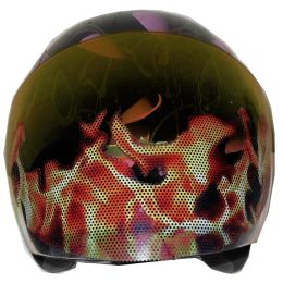 Fire Flames Motorcycle Helmet Visor Sticker
