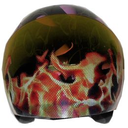 Fire Flames Motorcycle Helmet Visor Sticker