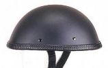 Flat Black Classic Motorcycle Helmet