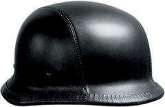 German Leather Novelty Motorcycle Helmet