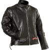 Diamond Plate Ladies Rock Design Genuine Buffalo Leather Motorcycle Jacket