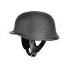 103F - Dot German Flat Black Motorcycle Helmet