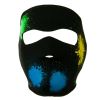 Face Mask - Glow In The Dark Splatter Neoprene