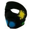 Face Mask - Glow In The Dark Splatter Neoprene