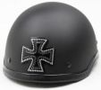 Rhinestone Helmet Patch - Iron Cross