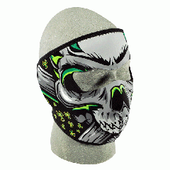 Face Mask - Lethal Threat Neon Skull
