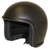 Matte Black 3/4  Novelty Motorcycle Helmet