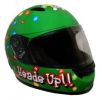 Rz3K - M&M Licensed Kids Green Full Face Motorcycle Helmet