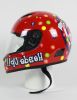 M&M Licensed Kids Red Full Face Motorcycle Helmet