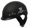1Vmf - Dot Vented Mudflap Girl Motorcycle Half Helmet Beanie Helmets