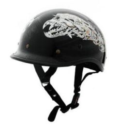 Exa - Dot Polo Alien Motorcycle Helmet