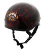 Exbyr - Dot Polo Boneyard Red Motorcycle Helmet