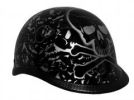 Polo Boneyard Black Novelty Motorcycle Helmet