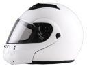 Modw - Dot Full Face Pearl White Modular Motorcycle Helmet