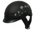 1Vsp - Vented Skull Pile Motorcycle Half Helmet Beanie Helmets