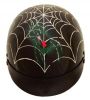 1Sw - Spider Web Shorty Dot Motorcycle Helmet