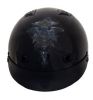 1D - Dot Vented Dragon Skull Motorcycle Helmet