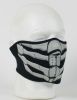 Face Mask - 1/2 Glow In The Dark Bone Breath Neoprene