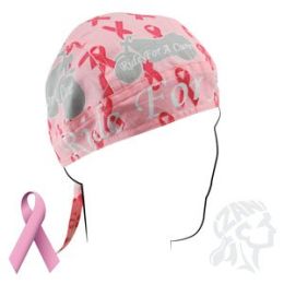 Skull Cap - Ride For A Cure Doo Rag Flydannas