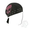 Skull Cap - Highway Honey Black Skull Doo Rag Flydannas