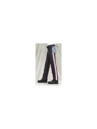 Womens Leather Chaps With Pink Straps
