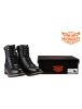 Men's Leather Motorcycle Boots Zipper And Lace-Up By Milwaukee RidersÂ®