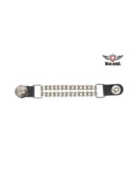 Double Chain Indian Head Motorcycle Vest Extender