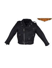 Teens Leather Motorcycle Jacket