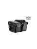 PVC Motorcycle Saddlebag With Quick Release & Studs