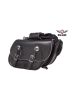 PVC Motorcycle Saddlebag With Light Reflective Trim