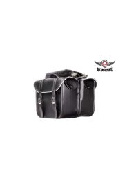 PVC Motorcycle Saddlebag With Light Reflector