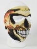 Face Mask - Skull Flame Inferno Face Neoprene