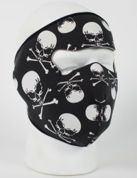 Face Mask - Skull Crossbones Neoprene